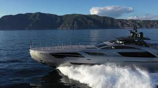 Luxury SuperYacht  Pershing 140  Ferretti Group [upl. by Nimzzaj]