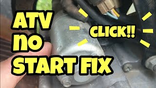 ATV no start fix [upl. by Annodal]