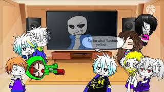 Storyshift reacts to Sans vs Jevil [upl. by Xilef579]