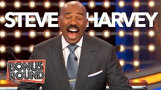 Funniest Steve Harvey Questions amp Answers On Family Feud  Bonus Round [upl. by Yensehc]