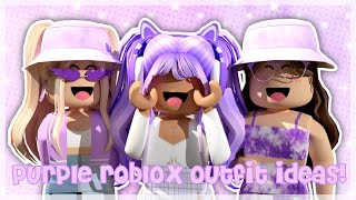 🔮PURPLE🔮 Roblox outfit ideas codes  links ♥ [upl. by Twitt]