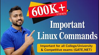 L16 Imp Linux CommandsOperating System  Must Watch for CollegeUniversity amp Competitive exams [upl. by Ahsrat686]