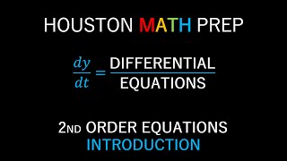 SecondOrder Differential Equations Introduction [upl. by Carolle]