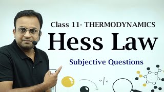 Class 11 Thermodynamics how to do Hess law numericals [upl. by Naihr]