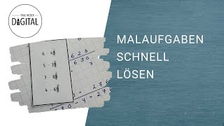 Malaufgaben geschickt lösen inkl Arbeitsblatt [upl. by Eimiaj]