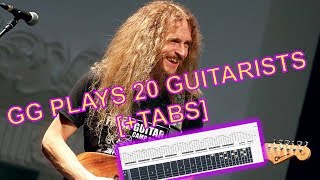 GUTHRIE GOVAN PLAYS 20 GUITARISTS TAB [upl. by Skillern557]