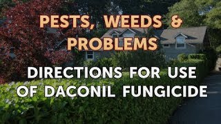 Directions for Use of Daconil Fungicide [upl. by Uhthna]