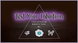 Test Your Intuition 1  Intuitive Exercise Psychic Abilities [upl. by Eessej]