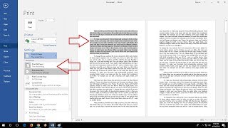 MS Word How to Print Selected Text amp Selected Pages [upl. by Aliakim]