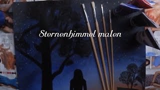 Einen Sternenhimmel malen [upl. by Nellek]