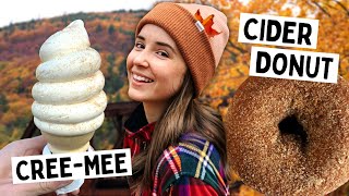 IS VERMONT THE WORLDS BEST FALL GETAWAY Woodstock Maple Creemees amp More [upl. by Minda]