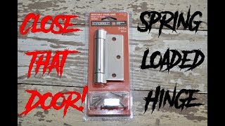 Spring Loaded Door Hinge [upl. by Yobybab]