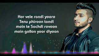 Zindagi Tere Naal Lyrics  Khan Saab  Pav Dharia  song lyrics Music official Video [upl. by Charlena]