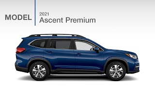 2021 Subaru Ascent Premium SUV  Trim Review [upl. by Aray291]