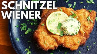 How to make a real Wiener Schnitzel  Veal Schnitzel Recipe [upl. by Belshin]