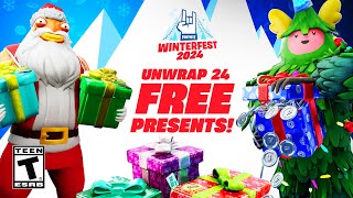 Fortnite Winterfest 2024 ALL PRESENTS [upl. by Festa203]