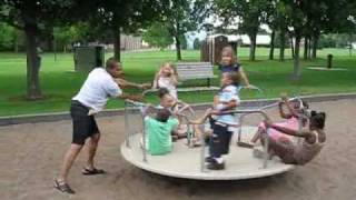 playground merry go round in minnesota [upl. by Bashee]