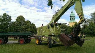 Multicar IFA M25 plus T174 2 Bagger Frotschirtt im Einsatz [upl. by Seiter643]