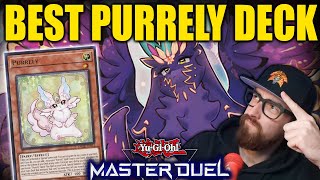 BEST PURRELY DECK  COMBO FOR MASTER DUEL Ranked [upl. by Lihcox82]