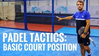 Padel Tactics Basic Court Position [upl. by Redla]