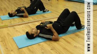 Abs Exercises  Weighted Crunches [upl. by Aicyle81]