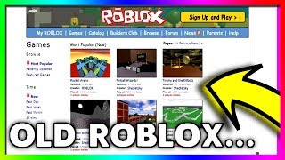 How To See the OLD ROBLOX Website 2004today [upl. by Call]