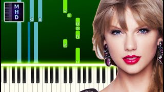 Taylor Swift  Style Piano Tutorial Easy [upl. by Wayolle]