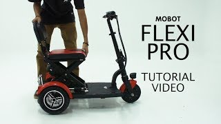 MOBOT FLEXI PRO Mobility Scooter  Tutorial [upl. by Ahsaeyt575]