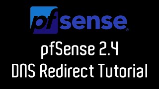 2020 pfSense 24 DNS Redirect Tutorial Completely control DNS on your network [upl. by Aihsenyt]