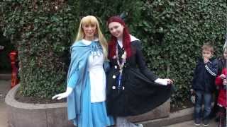 Meeting Alice Disneyland Paris [upl. by Aerdnaz]