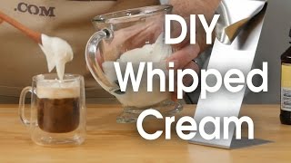 DIY whipped cream in 60 seconds [upl. by Engelbert]