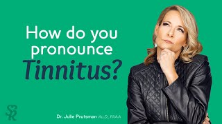 How do you pronounce tinnitus [upl. by Eppillihp]