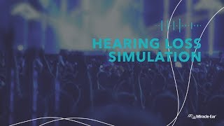 Hearing Loss Simulation  MiracleEar [upl. by Ondrej739]