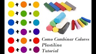 Como combinar colores con plastilina [upl. by Einafpets]