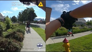 Body cam footage shows July 25 officerinvolved shooting in SLC [upl. by Aiclef]