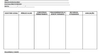 Plano de Aula Pronto [upl. by Seow630]