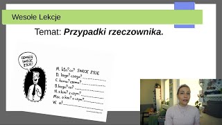 Przypadki rzeczownika Klasa 4 Lekcja z nauczycielem [upl. by Aihsot]