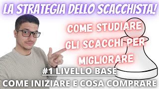 COME STUDIARE GLI SCACCHI  LIVELLO BASE  LA STRATEGIA DELLO SCACCHISTA [upl. by Luahs493]