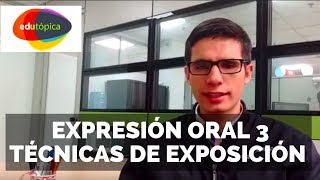 Expresión oral 3 Técnicas de exposición [upl. by Jolda]