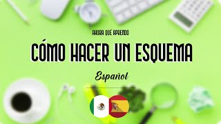 CÓMO HACER UN ESQUEMA  ESPAÑOL [upl. by Suidaht]