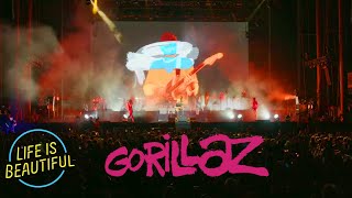 GORILLAZ MOMENTARY BLISS live at LifeisBeautifulFest gorillaz 2K [upl. by Rech925]