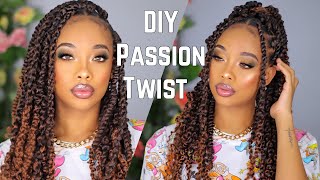 Detailed DIY Passion Twist TutorialNo Crotchet GIVEAWAY ft Toyotress [upl. by Vasta]