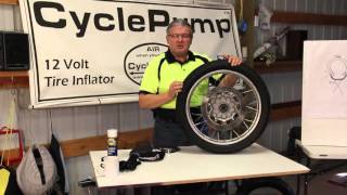 Seating A Tubeless Motorcycle Tire Using the BestRest BeadSetR [upl. by Esahc]