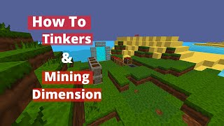 FTB Revelations Ep 1  Getting Started  Mining Dimension  Tinkers  Modded Beginner Guide [upl. by Zola]