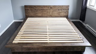 DIY 5 Minutes Bed Frame [upl. by Adnaerb]