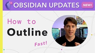 Obsidian Outlining — How to outline masterfully fast in the Obsidian app [upl. by Nyer]