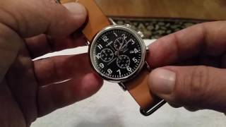 Timex Weekender Chronograph Review 40 mm Budget Chrono Offering from Timex [upl. by Sergent]