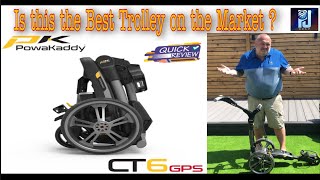 PowaKaddy CT6 GPS Electric Golf Trolley [upl. by Glynas751]