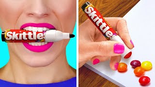 SCHOOL SUPPLIES DIYS  Genius School Hacks For All Occasions by 124 Go Genius [upl. by Lyrrehs325]