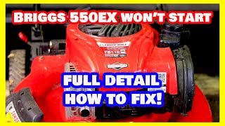 Briggs and Stratton 550EX Wont Start [upl. by Yung]